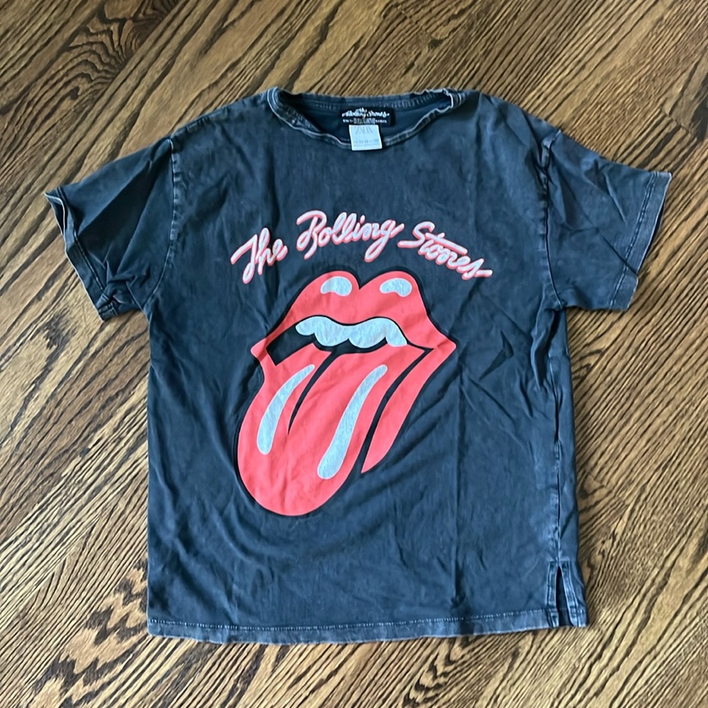 Zara girls Rolling Stones tshirt